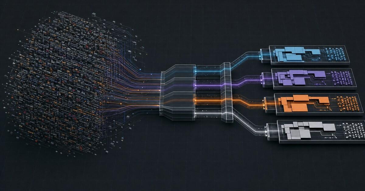 A parallel compiler pipeline transforms a dense type graph into synchronized outputs.